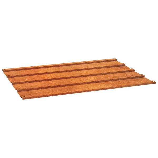 vidaXL Roof Panels 12 pcs. Rusty 60x44 cm Corten Steel