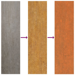 vidaXL Roof Panels 12 pcs. Rusty 60x44 cm Corten Steel