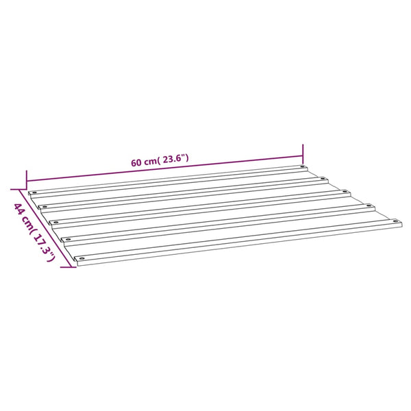 vidaXL Roofing Sheets 36 pcs Rusty 60x44 cm Corten Steel