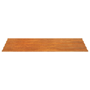 vidaXL Roofing Panels 12 pcs. Rusty 80x44 cm Corten Steel