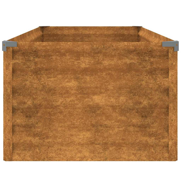 vidaXL Garden Raised Bed 100 x 50 x 36 cm Corten Steel