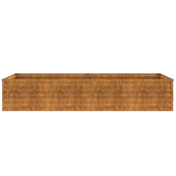 vidaXL Garden Raised Bed 194 x 50 x 36 cm Corten Steel