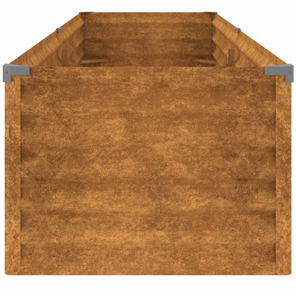 vidaXL Garden Raised Bed 194 x 50 x 36 cm Corten Steel