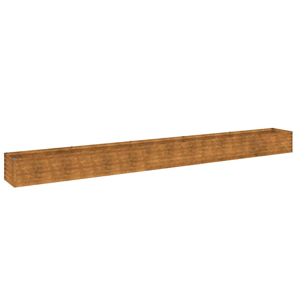 vidaXL Garden Raised Bed 482 x 50 x 36 cm Corten Steel