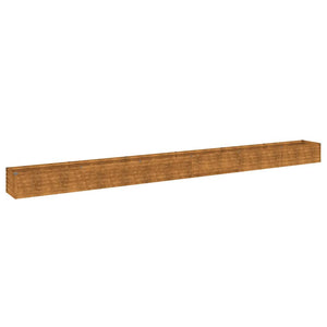vidaXL Garden Raised Bed 580 x 50 x 36 cm Corten Steel