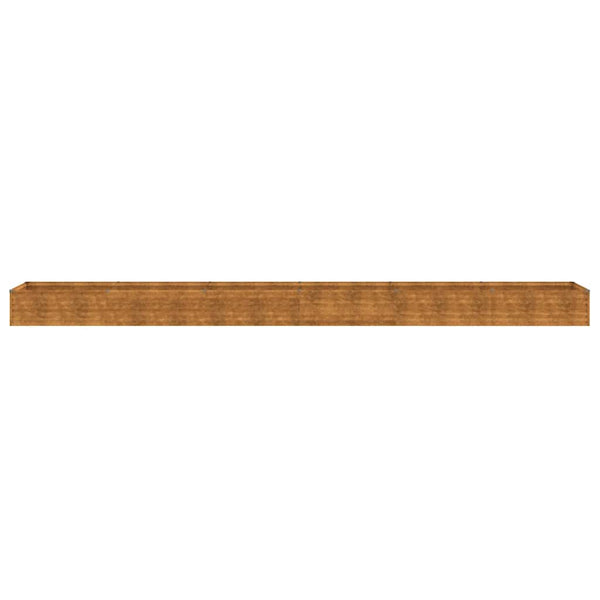 vidaXL Garden Raised Bed 580 x 50 x 36 cm Corten Steel