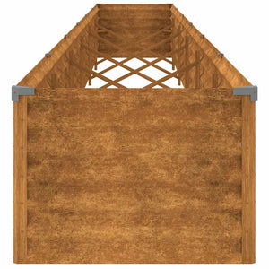 vidaXL Garden Raised Bed 580 x 50 x 36 cm Corten Steel