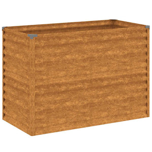vidaXL Raised Garden Bed 100 x 50 x 69 cm Corten Steel