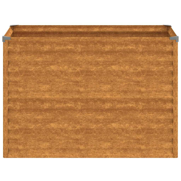 vidaXL Raised Garden Bed 100 x 50 x 69 cm Corten Steel
