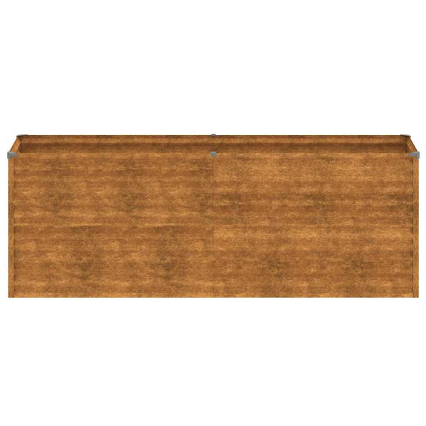 vidaXL Garden Raised Bed 196 x 50 x 69 cm Corten Steel