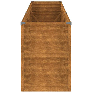 vidaXL Garden Raised Bed 291 x 50 x 69 cm Corten Steel