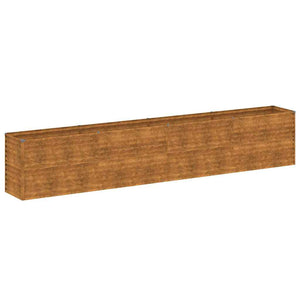 vidaXL Garden Raised Bed 385 x 50 x 69 cm Corten Steel