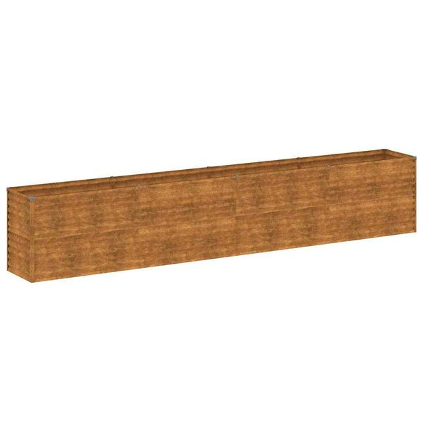 vidaXL Garden Raised Bed 385 x 50 x 69 cm Corten Steel