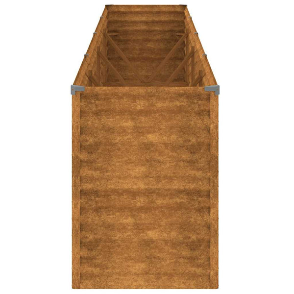 vidaXL Garden Raised Bed 385 x 50 x 69 cm Corten Steel