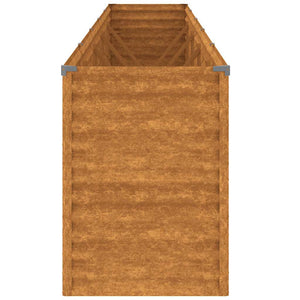 vidaXL Garden Raised Bed 482 x 50 x 69 cm Corten Steel