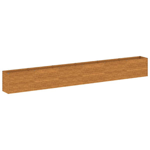 vidaXL Garden Raised Bed 578 x 50 x 69 cm Corten Steel