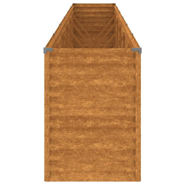 vidaXL Garden Raised Bed 578 x 50 x 69 cm Corten Steel
