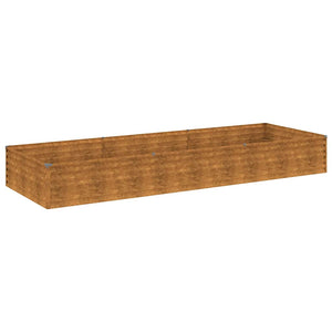 vidaXL Raised Garden Bed 291x100x36 cm Corten Steel