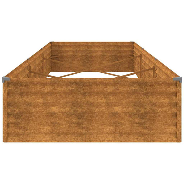 vidaXL Raised Garden Bed 291x100x36 cm Corten Steel