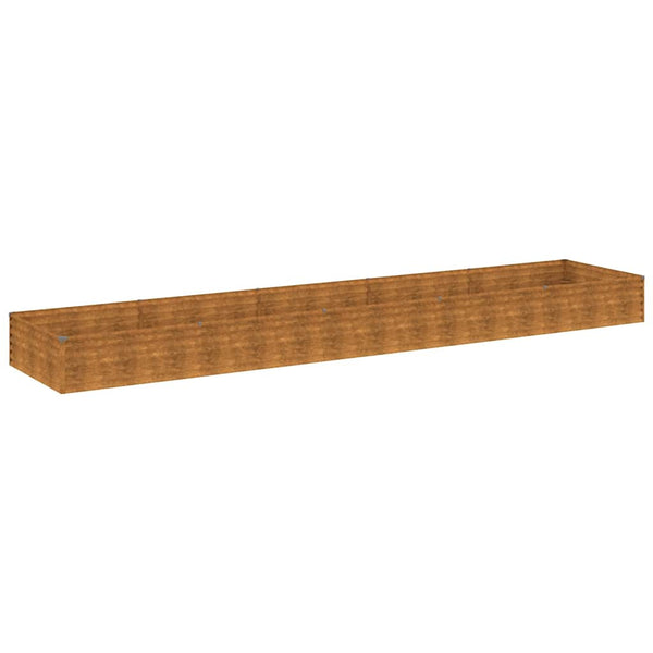 vidaXL Raised Garden Bed 482x100x36 cm Corten Steel