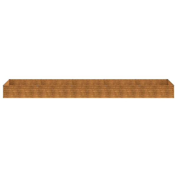vidaXL Raised Garden Bed 482x100x36 cm Corten Steel
