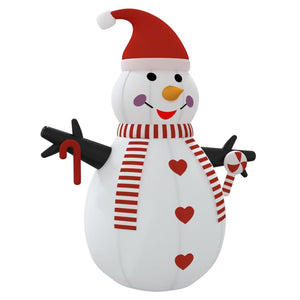 vidaXL Inflatable Snowman with LEDs 460 cm