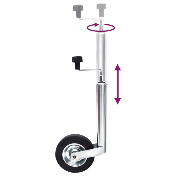 vidaXL Trailer Jockey Wheel 48 mm Galvanized Steel
