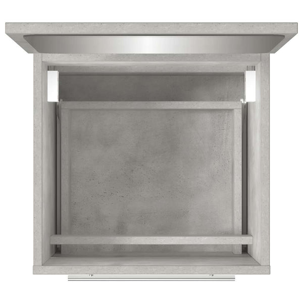 vidaXL Bathroom Cabinet with Mirror Concrete Grey 41x38.5x48 cm