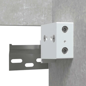 vidaXL Bathroom Cabinet with Mirror Concrete Grey 41x38.5x48 cm
