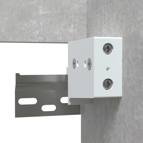 vidaXL Bathroom Cabinet with Mirror Concrete Grey 41x38.5x48 cm
