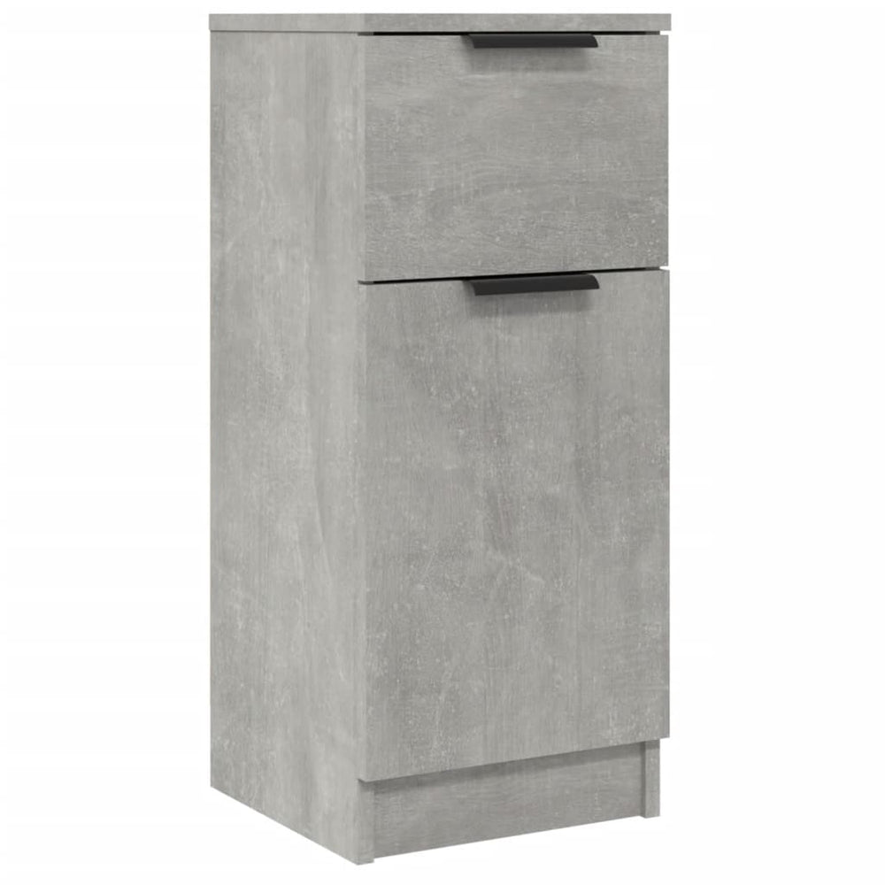 vidaXL Sideboard Concrete Gray 30x30x70 cm Engineered Wood