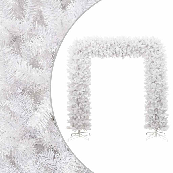 vidaXL Christmas Garland White 240 cm