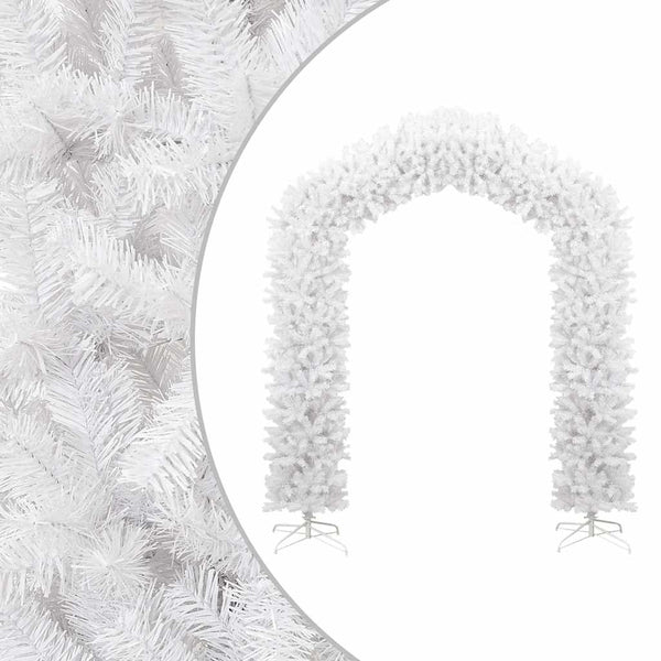 vidaXL Christmas Garland White 270 cm