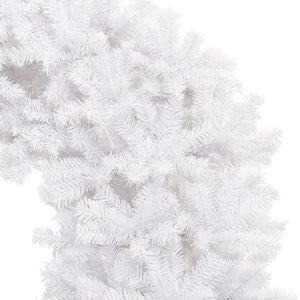 vidaXL Christmas Garland White 270 cm