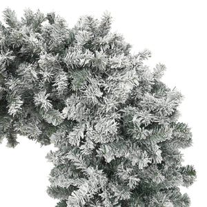vidaXL Snowy Christmas Garland 270 cm