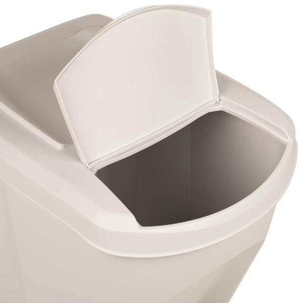 vidaXL Stackable Recycling Bins 3 pcs. White 75 L Polypropylene