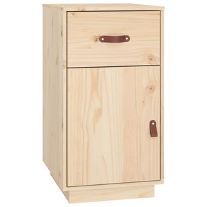 vidaXL Desk with Cabinets 135x50x75 cm Solid Pine Wood