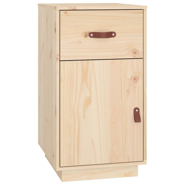 vidaXL Desk with Cabinets 135x50x75 cm Solid Pine Wood