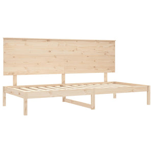 vidaXL Day Bed without Mattress 80x200 cm Solid Pine Wood
