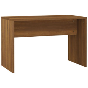 vidaXL Dressing Table Set with LED Brown Oak-Effect Engineered Wood