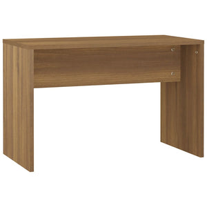 vidaXL Dressing Table Set with LED Brown Oak-Effect Engineered Wood