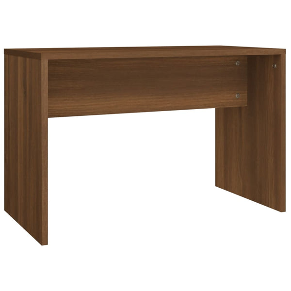 vidaXL Dressing Table Set with LED Brown Oak-Effect Engineered Wood