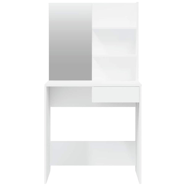 vidaXL Dressing Table Set White 74.5x40x141 cm