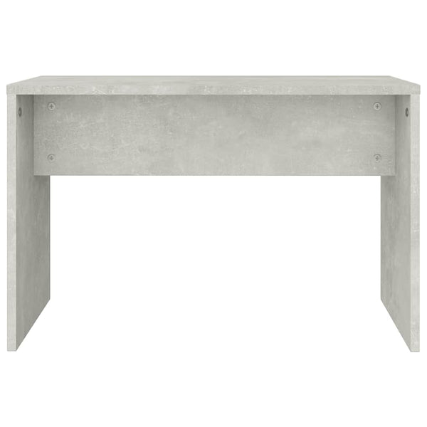 vidaXL Dressing Table Set Concrete Gray 74.5x40x141 cm