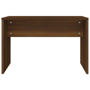 vidaXL Dressing Table Set Brown Oak Effect 74.5x40x141 cm