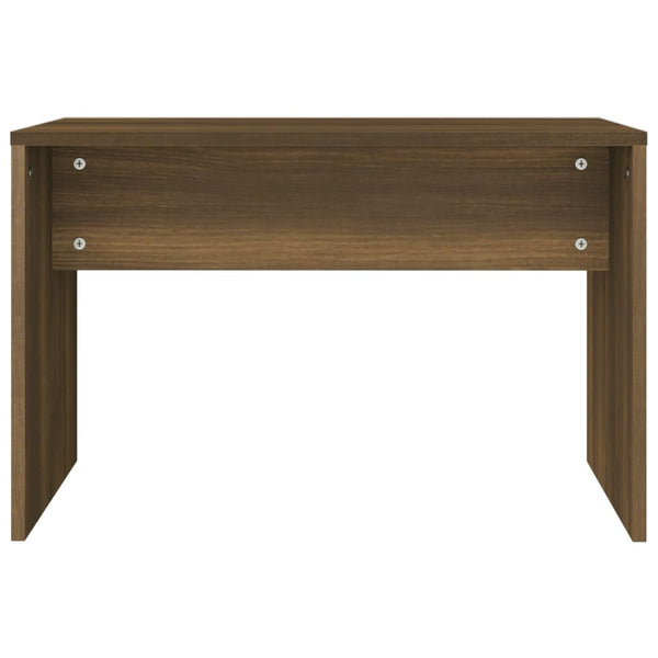 vidaXL Dressing Table Set Brown Oak-Effect 96x40x142 cm