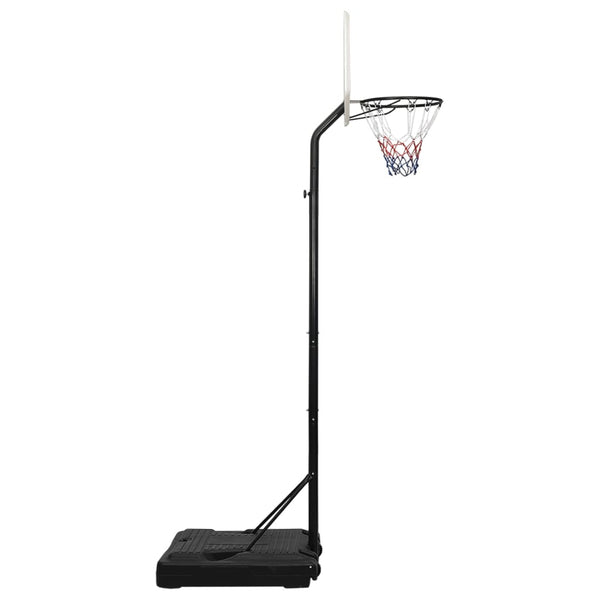 vidaXL Basketball Hoop White 282-352 cm Polyethylene