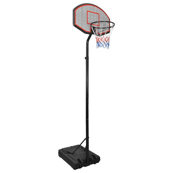 vidaXL Basketball Hoop Black 282-352 cm Polyethylene