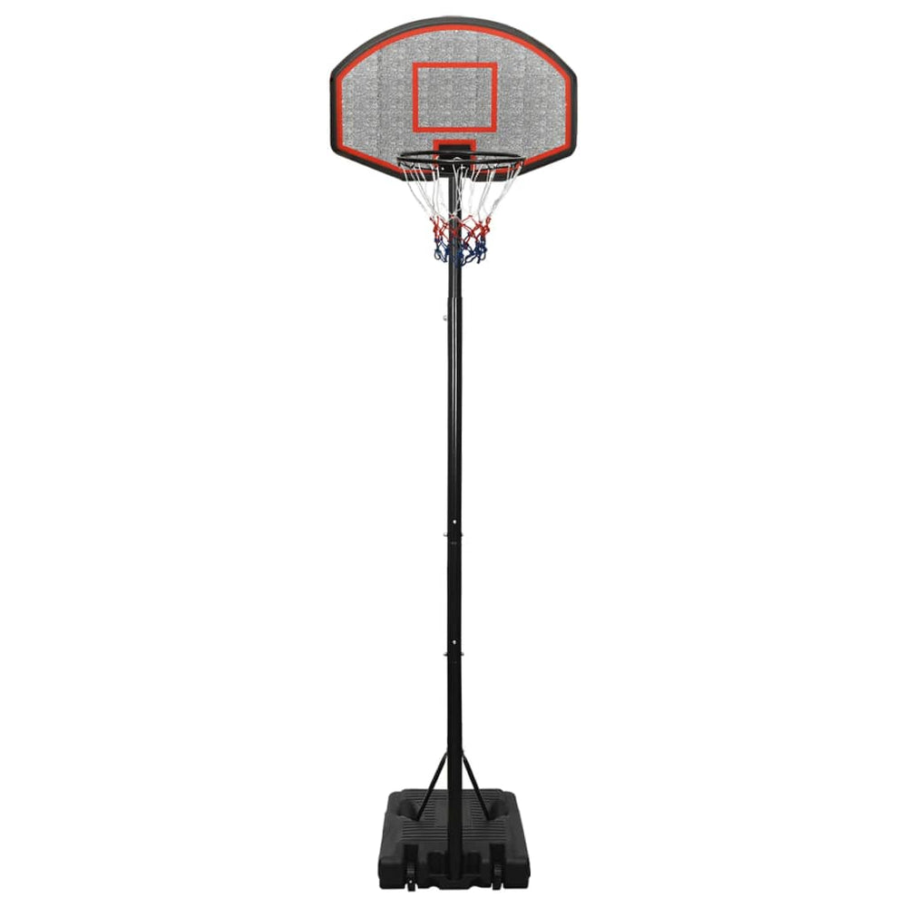 vidaXL Basketball Hoop Black 282-352 cm Polyethylene