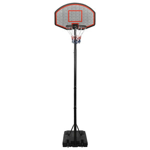 vidaXL Basketball Hoop Black 282-352 cm Polyethylene